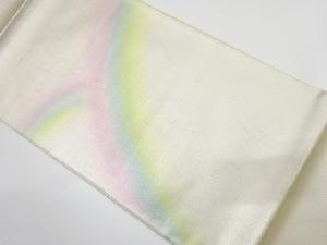 アンティーク　変わり青海波模様袋帯（材料）